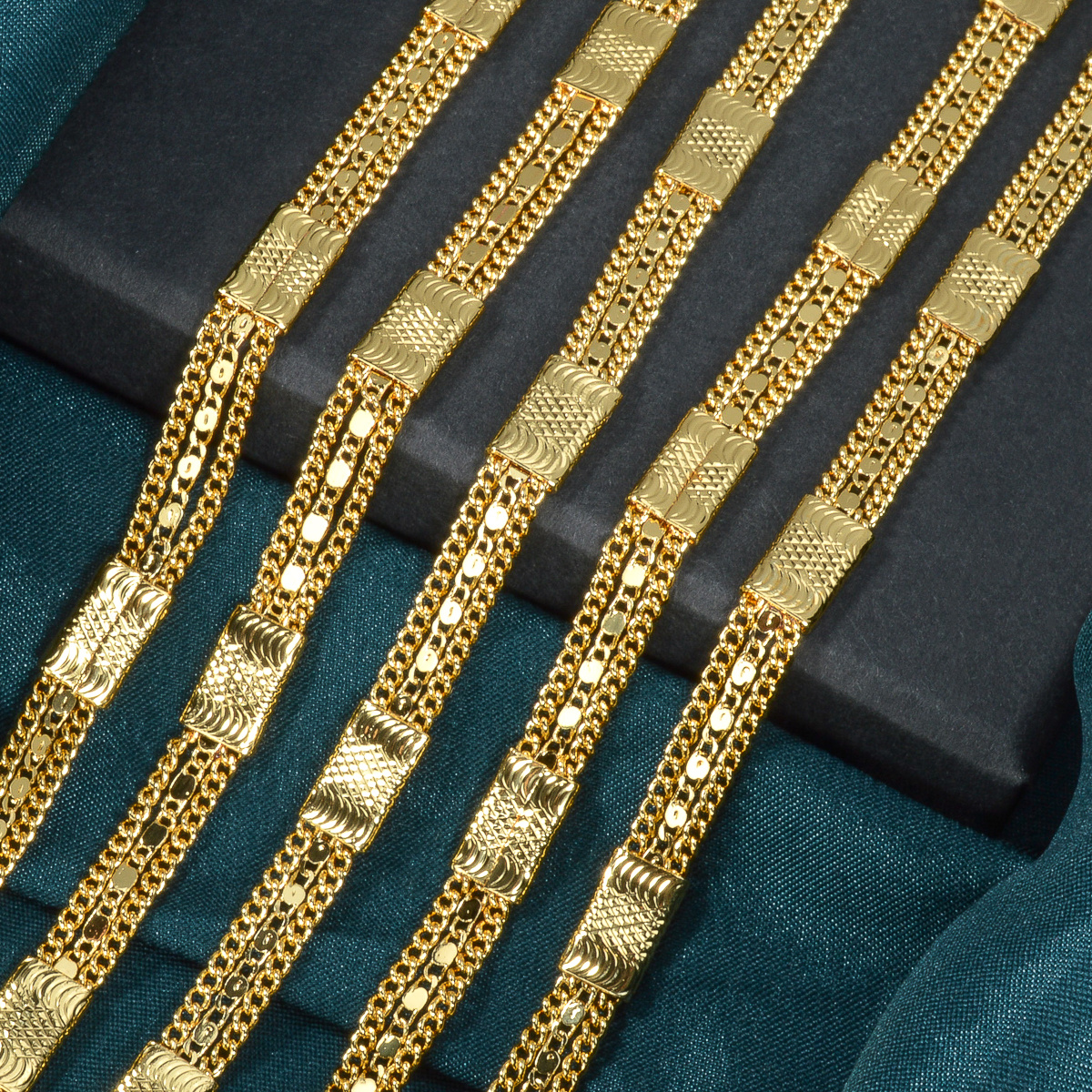 Geometric Copper Necklace for Men & Women
